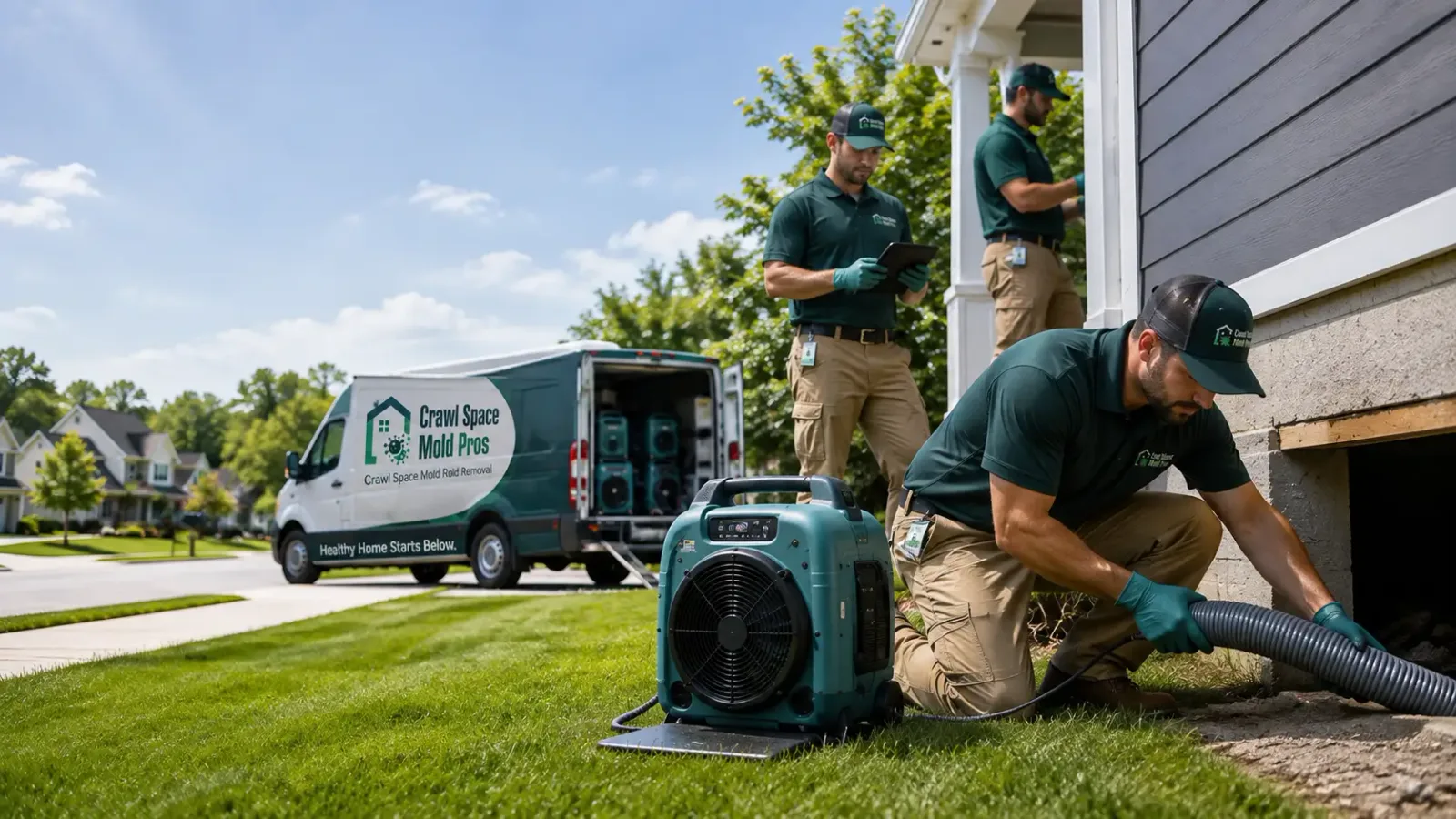 Crawl Space Mold Removal in Pittsburg, MO